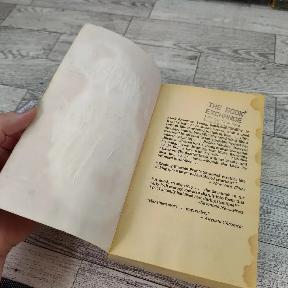 Savannah by Eugenia Price 1984 Berkley Edition READER COPY Historical Romance PB